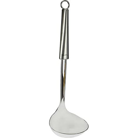 Lagostina I cucinieri, Mestolo in acciaio inox con anello, cm 31 (1/4)