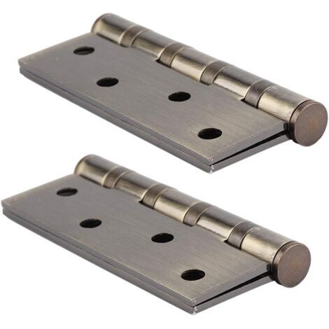 Charnières Inox Épaisseur 3mm Paumelle pour Porte en bois Charnière à Visser au Placard Lourd (1/5)