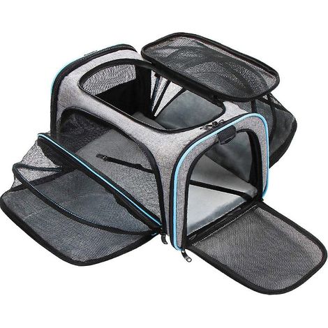 Sac de transport pour animaux de compagnie, sac de transport portable pour chat avec ouverture sur le dessus (1/3)