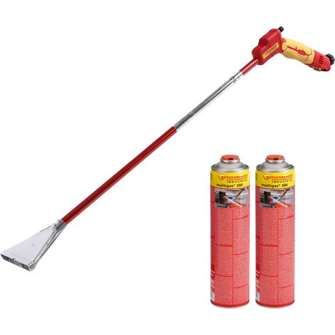 ROTHENBERGER Industrial Unkrautbrenner PREMIUM inkl. 2x Multigas 600 ml breiter Brennerkopf  900 °C
 - 1500005272 (1/5)