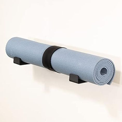 Support Mural Pour Yoga Mat - Aluminium 30 Kg Charge Maximale - Salle De Sport Maison Studio De Yoga - 1 Piece (1/3)