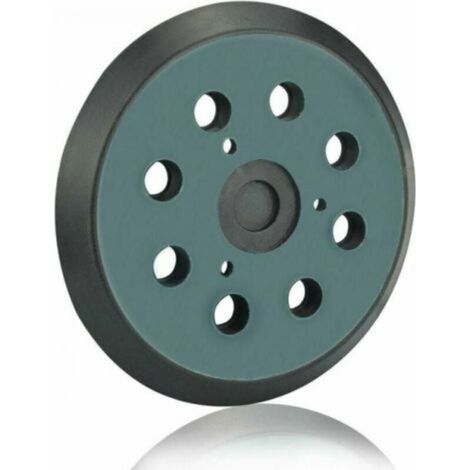 Schleifteller 125 mm 8-Loch für Makita BO 5010, 5030, 5031, 5041, DeWalt DW420, DW421, Porter Cable 390, 382, 343 (schwarz), SEMAket