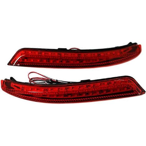 2pcs voiture led pare-chocs arrière réflecteur lumière arrêt de frein pour Nissan Sylphy 2009-2011 Wingroad 2006-2014 Almera 2013-2015 (1/5)