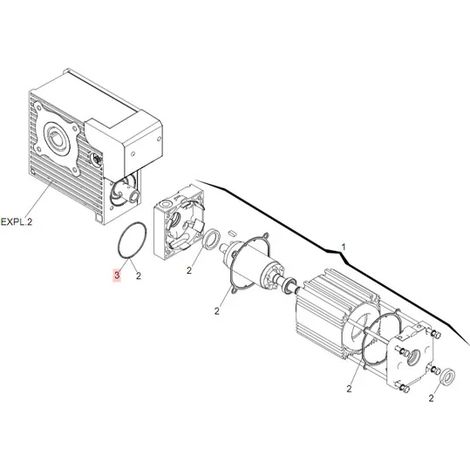 faac pièce détachée joint or 50,52x1,78 (2200) 7090230015 (1/3)