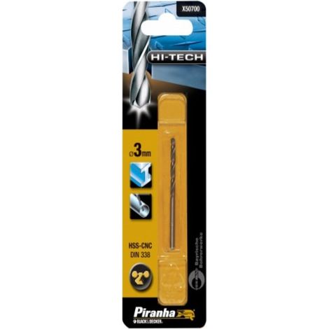 BLACK&DECKER - PUNTE PER METALLO CROWN 3MM