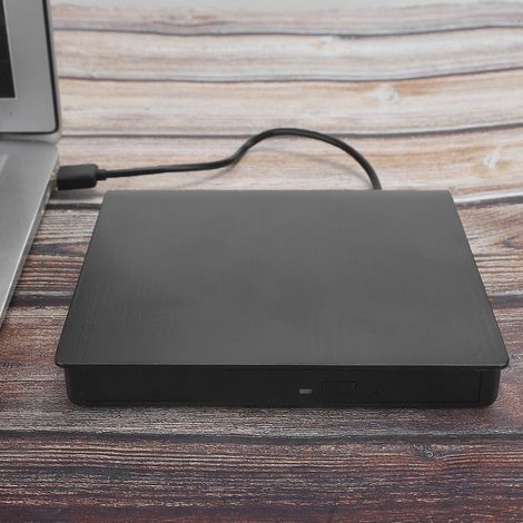Lecteur/Graveur DVD Externe USB 3.0 pour PC Portable - Accessoire Brushed, 8X DVD-ROM
