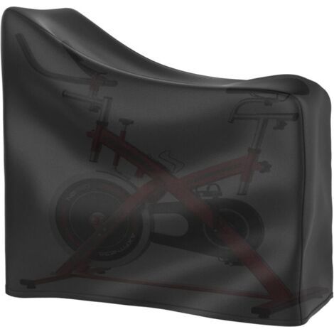 Telo protettivo impermeabile e resistente per cyclette. Tessuto Oxford. 164×66×155/152 cm. Chiusura regolabile con coulisse.