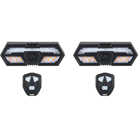 2X Clignotant de Télécommande sans pour Vélo, Feu LED Intelligent (1/5)