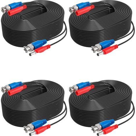 CCTV-Kabel, All-in-One-Design, BNC-Video- und Stromanschlüsse, 30 m (1/5)