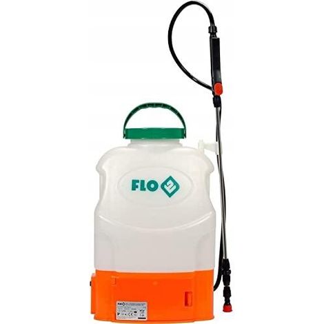 Flo Spruzzatore Ergonomico Bianco e Arancione 16 litri