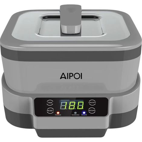 Machine de nettoyage à ultrasons 2L – 40 kHz – panneau LED tactile – minuterie intelligente pour bijoux et montres (1/5)