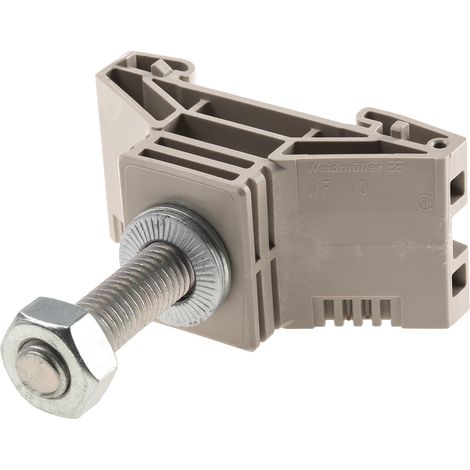 Bloc de jonction à goujon Weidmuller WF 10, 120mm², Boulon, Marron ( Prix pour 1 )