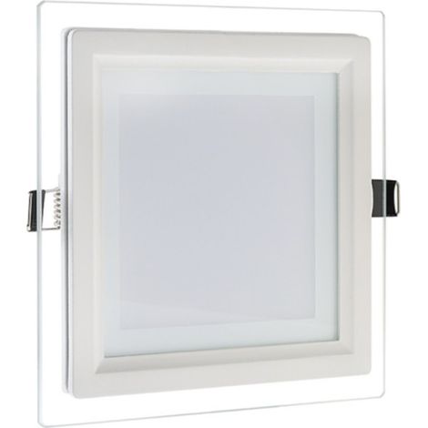 Trade Shop - Pannello Led Slim Quadrato Incasso Cornice Vetro 18w Cct 3000k 6500k 4000k P165e-q3c - (1/5)