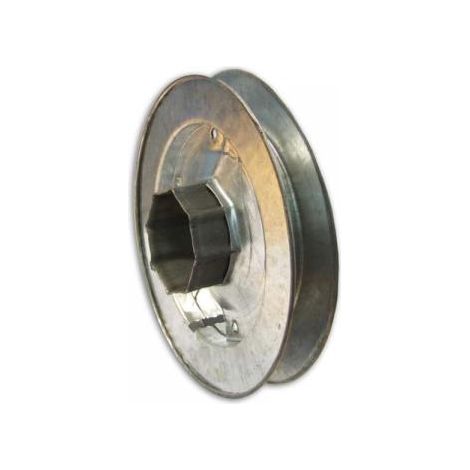 Puleggia ottagonale per rullo ferro Ø 220 mm. (1/4)