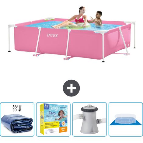 Intex Piscina con struttura Rettangolare - 220x150x60 cm - 5-pezzi  SCB8