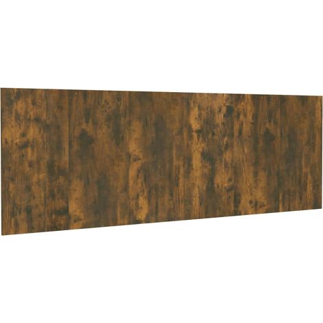 Maison Exclusive - Testiera Letto Rovere Fumo 240x1,5x80 cm in Legno Multistrato