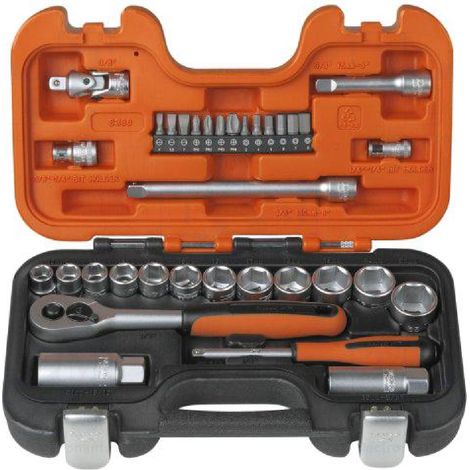 Kit Cle a cliquet avec 14 douilles et 13 embouts