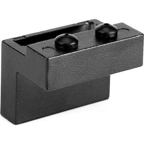1 Paire de Bloque-porte en Alliage de Zinc pour Rail de Porte Coulissante de Grange - Pièce de Rechange (1/5)