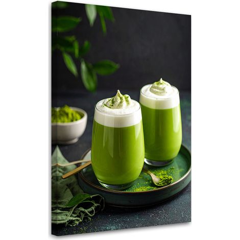 Wandbild Matcha Latte 70x100 cm