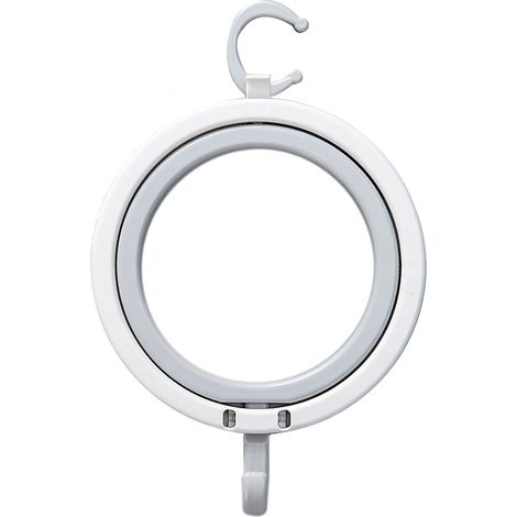 Organisateur de chapeaux, Type crochet, support multifonction résistant à l'usure pour écharpe, sac à main, cravate, blanc, gris (1/5)