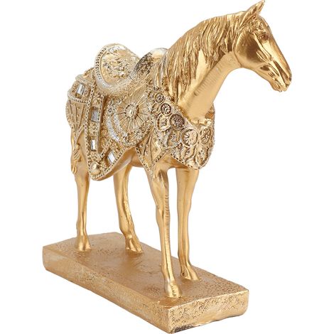 Statue de cheval cabré, figurine artistique, sculpture décorative, objet de décoration intérieure (1/5)