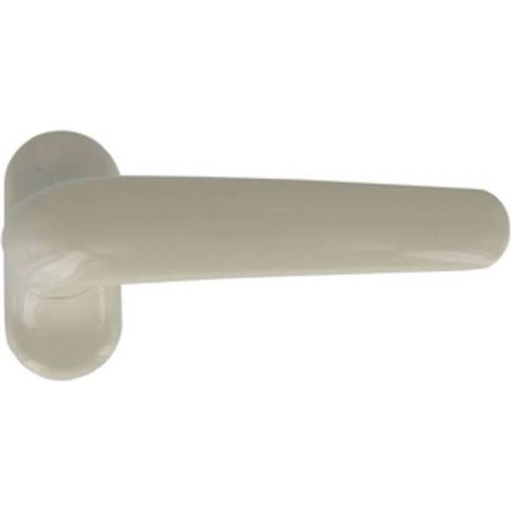 MANIGLIA P/PORTA IN ALLUMINIO BCO PERLA RAL1013