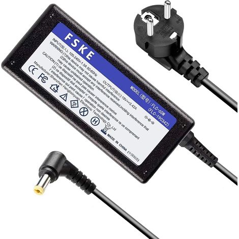 19V 3.42A 65W Chargeur Ordinateur Portable pour Acer Aspire 3 5 V3 S3 R3 E15 E17 E3 5750 5920 Adaptateur,AC Adaptateur Adapter connecteur:5,5 1,7mm(Non Compatible avec 3,0 1,1mm) (1/5)