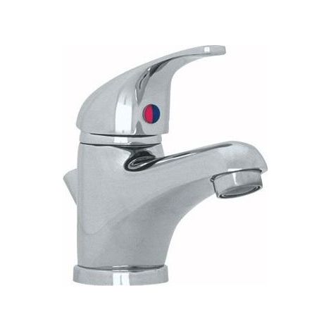 Robinet pour lavabo mono-trou MEDELET chromé avec vidage - CRISTINA ONDYNA ME10851 (1/2)