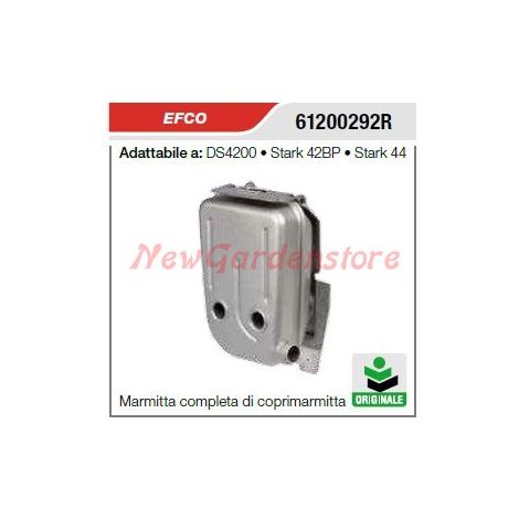 Marmitta silenziatore EFCO motosega DS4200 STARK 42BP 44 61200292R originale