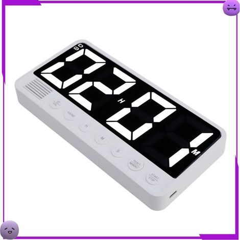 AUCUNE minuterie de cuisine magnétique Minuterie de Cuisine Numérique avec Grand écran LED, Compte à parapharmacie fauteuil (1/5)