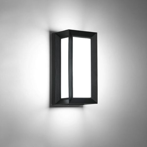 Applique Murale LED Exterieur/Interieur, 18W Applique Exterieure IP65 Etanche, 6500K Blanc Froid Lampe Murale Modernes en Aluminium pour Jardin, Terrasse, Patio, Couloir, Chambre (1/4)