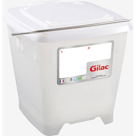 Seau Carré HACCP 12 L et Couvercle Etanche - Gilac