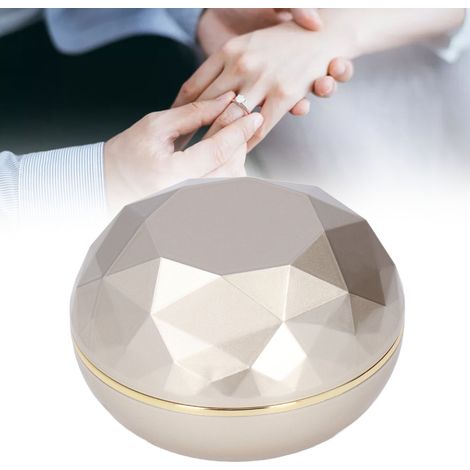 Boîte à bague LED, Boîte à bague de luxe avec lumières LED, Boîte à bague de fiançailles, Coffret cadeau lumineux pour bague, Boîte à bague en diamant créative (1/5)