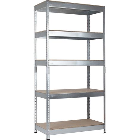 Schulte Steck- Schwerlastregal 200x100x50cm mit 5 Böden 300kg Fachlast