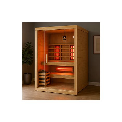Sauna multifunzione finlandese e infrarossi Bea 180
