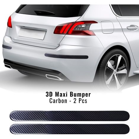 Bumper Paracolpi Universali per Auto, 40 mm x 47 cm, 2 Pezzi - Colore: CARBON