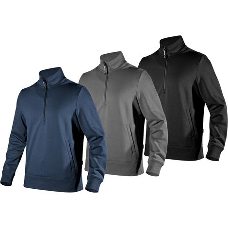Sweat de travail Diadora Utility Sweatshirt Industry HZ - XS - Bleu (1/3)