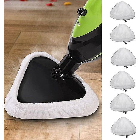 Lot de lingettes de rechange lavables pour balai vapeur H2O (1/5)