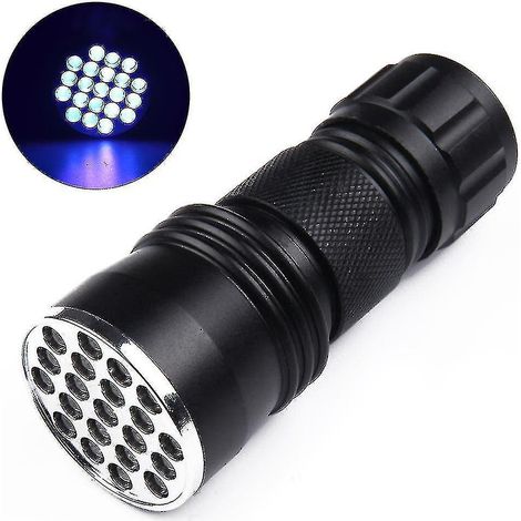 Lampe torche UV miniature à lumière violette, détecteur de punaises de lit et de taches d'urine de chien, taches d'animaux domestiques et taches de punaises de lit (1/5)