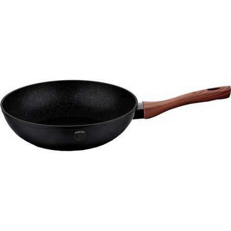 Granit-Wok 28 cm Berlinger Haus BH-1719 Ebenholz Palisander (1/4)