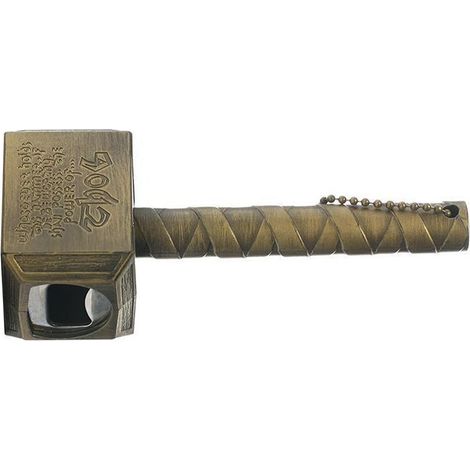 Ouvre-bouteille en forme de marteau, cadeau original pour homme (mari, papa, petit ami), bronze. (1/5)