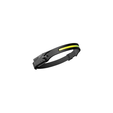 Lampe frontale LED USB 350 lumens – Éclairage grand angle 230° – Étanche IPX4 – Capteur intelligent – 5 modes d'éclairage (1/5)