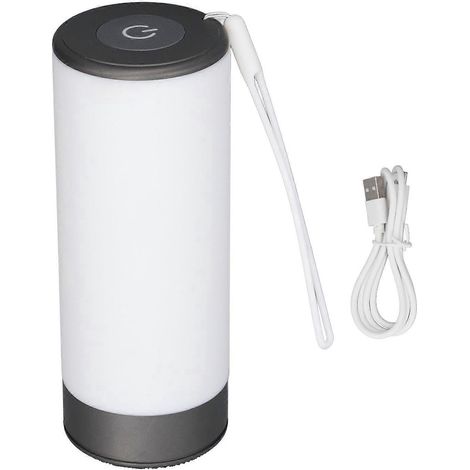 Wiederaufladbare LED-Nachttischlampe mit Touch-Steuerung für Camping und Überlebenscamping, dekorativ und ideal zum Lesen im Schlafzimmer