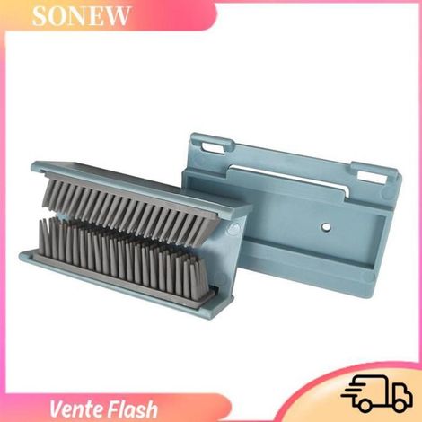 Sonew attrape-cheveux pour drain de douche Attrape-cheveux de douche à montage mural, protecteur de vidange de deco pack Bleu (1/5)
