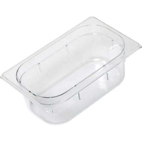 Bac gastronorme GN 1/4 - 100 en polycarbonate REDFOX - GNP 1/4-100 - REDFOX