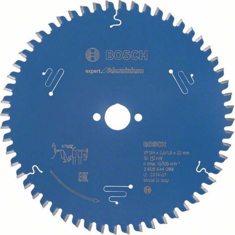 Lame de scie circulaire Bosch Expert pour aluminium 184 x 20 x 2,6 mm 56 (1/4)