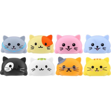 8 pièces Toucher Musical Piano Jouet d'Apprentissage Amusant avec Boîte (Chatons) (1/5)