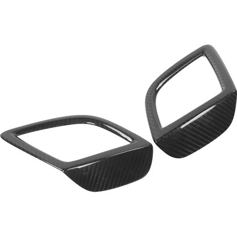 Lot de 2 grilles d'aération en fibre de carbone, tissage sergé 3K, compatibles avec Mazda 3/Axela 2016-2020 (1/5)