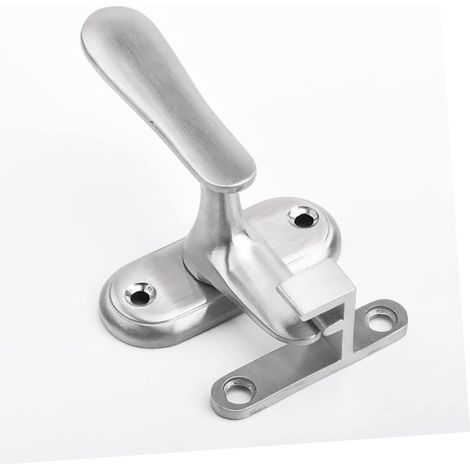 1 verrou de porte en acier inoxydable, verrou de porte à boucle, verrou de fenêtre coulissante (1/5)