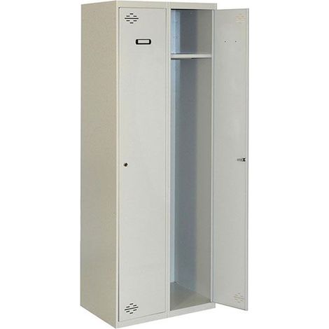 Taquilla 1800x600x500 SIMONLOCKER PROFESIONAL SINGLE 2/2 300 (600) GRIS marca SIMONRACK (1/2)
